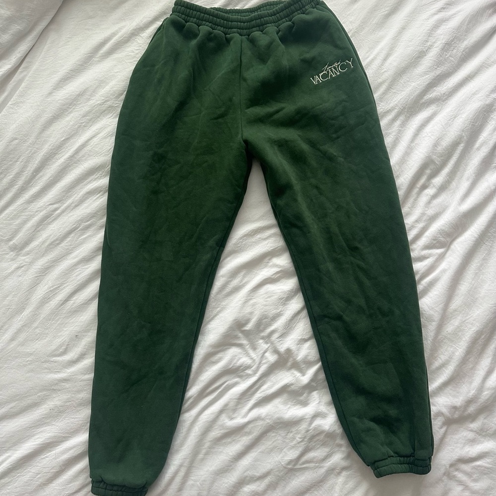 vacancy thick heavyweight fleece sweats sweatpants, joggers peppermayo